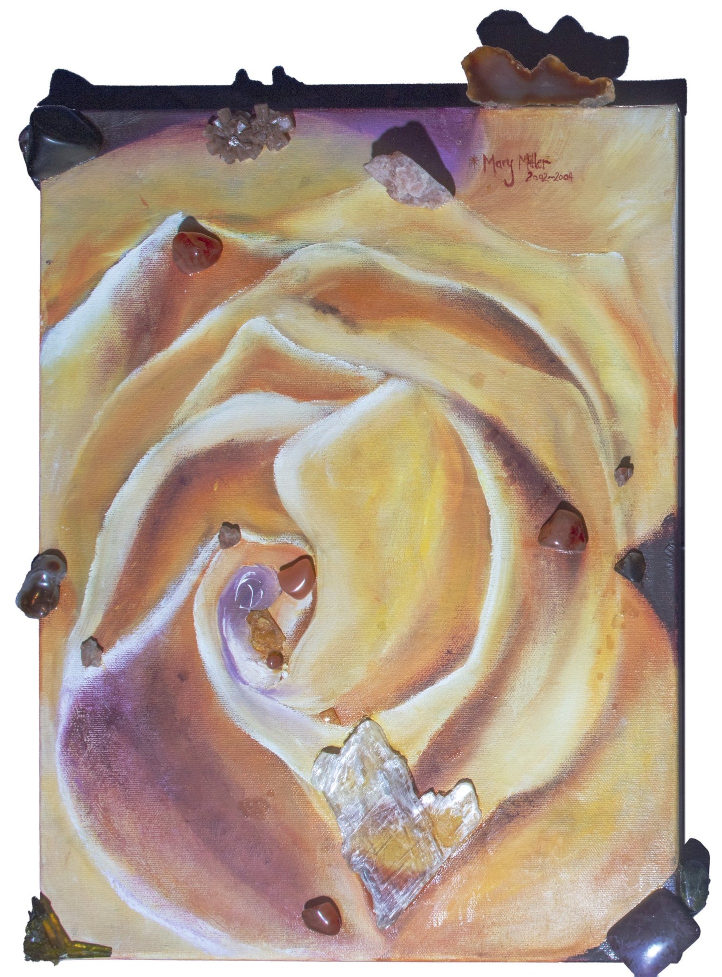 Amber Spiral Rose